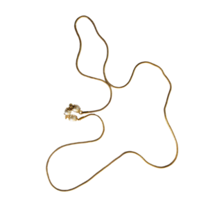 Pearl Charm Gold Necklace