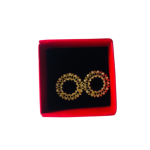 Radiant Crystal Halo Stud Earrings